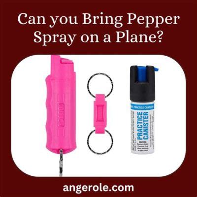 Can I Bring Pepper Spray on a Plane? And Why Do Airports Smell Like Pretzels?